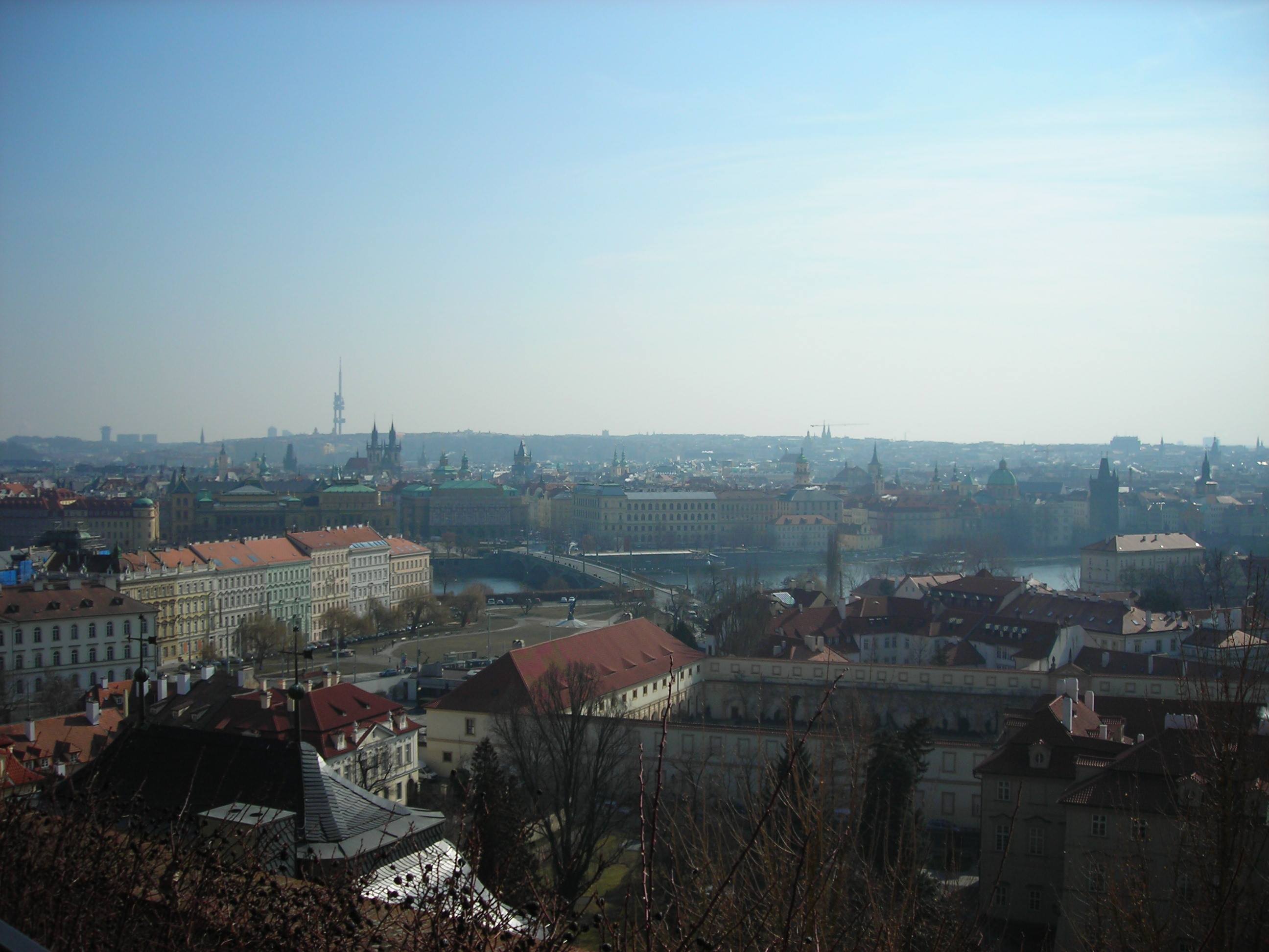 Uitzicht vanaf Prague Castle